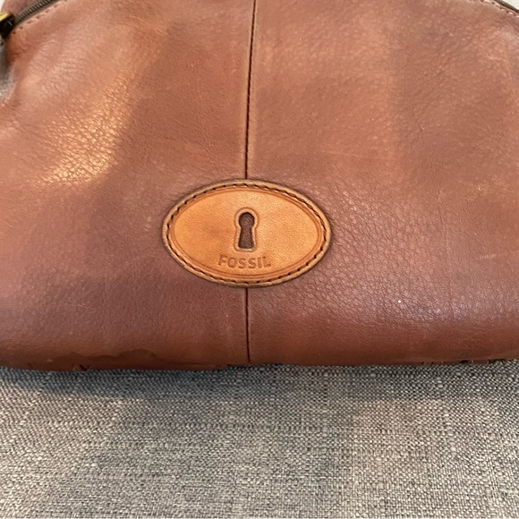 FOSSIL Morgan Traveler Leather Crossbody - Brown - Picture 8 of 13
